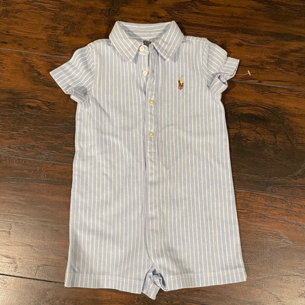 Baby Ralph Lauren Romper size 9 months NWOT